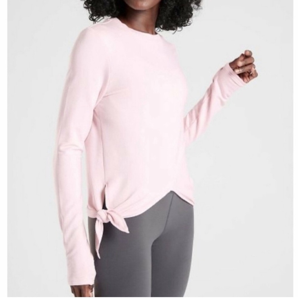 Athleta Nirvana Samsara Side Tie Pullover